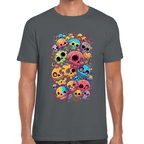 Playera Calaveritas Halloween y Día de Muertos Algodón Premium #709