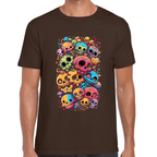 Playera Calaveritas Halloween y Día de Muertos Algodón Premium #709