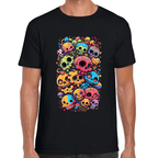 Playera Calaveritas Halloween y Día de Muertos Algodón Premium #709