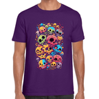 Playera Calaveritas Halloween y Día de Muertos Algodón Premium #709