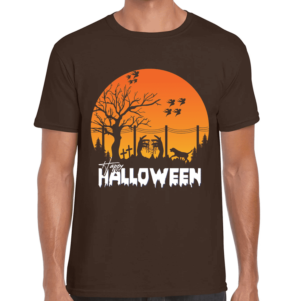 Playera De Halloween Algodón Premium #717