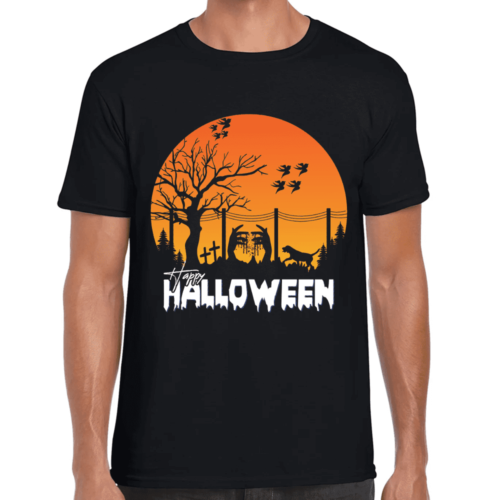 Playera De Halloween Algodón Premium #717