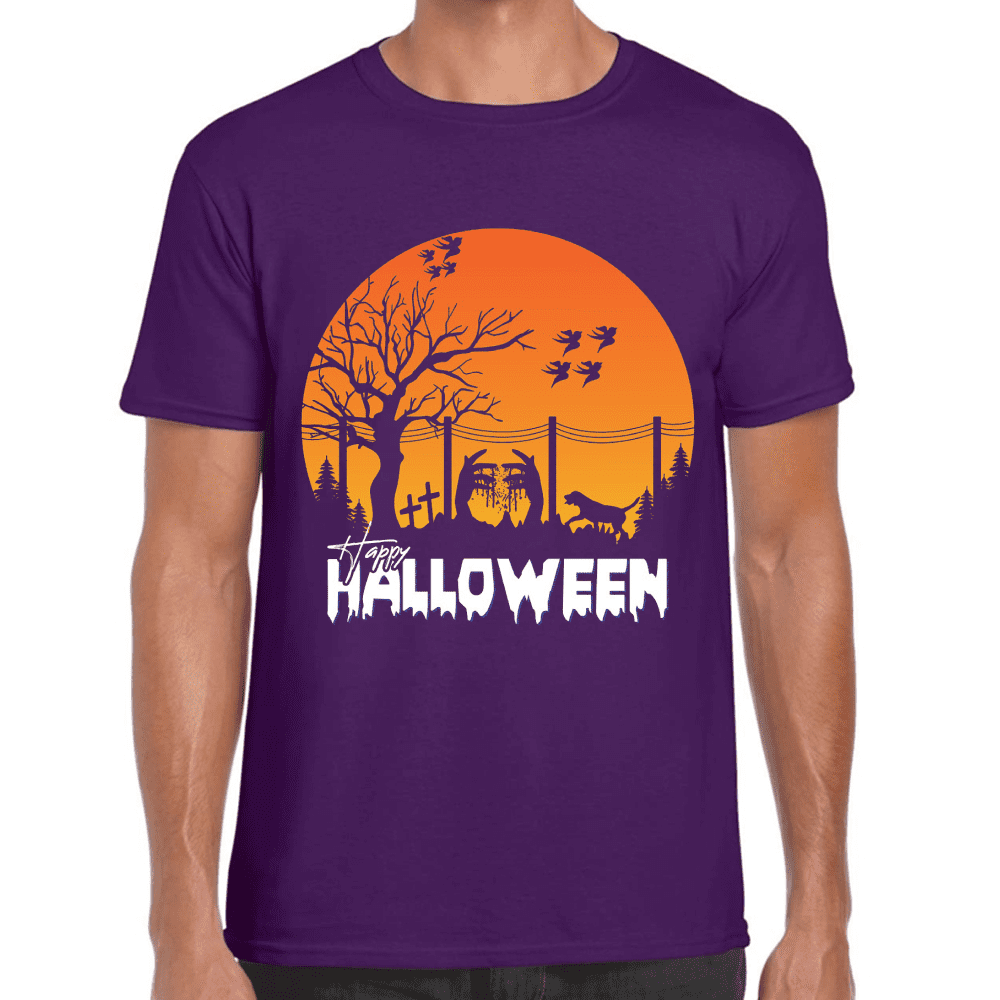 Playera De Halloween Algodón Premium #717