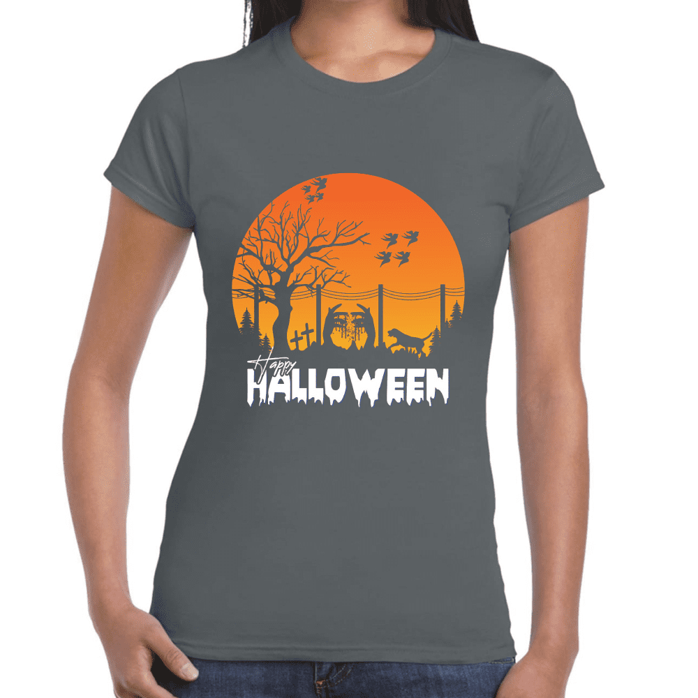 Playera De Halloween Algodón Premium #717