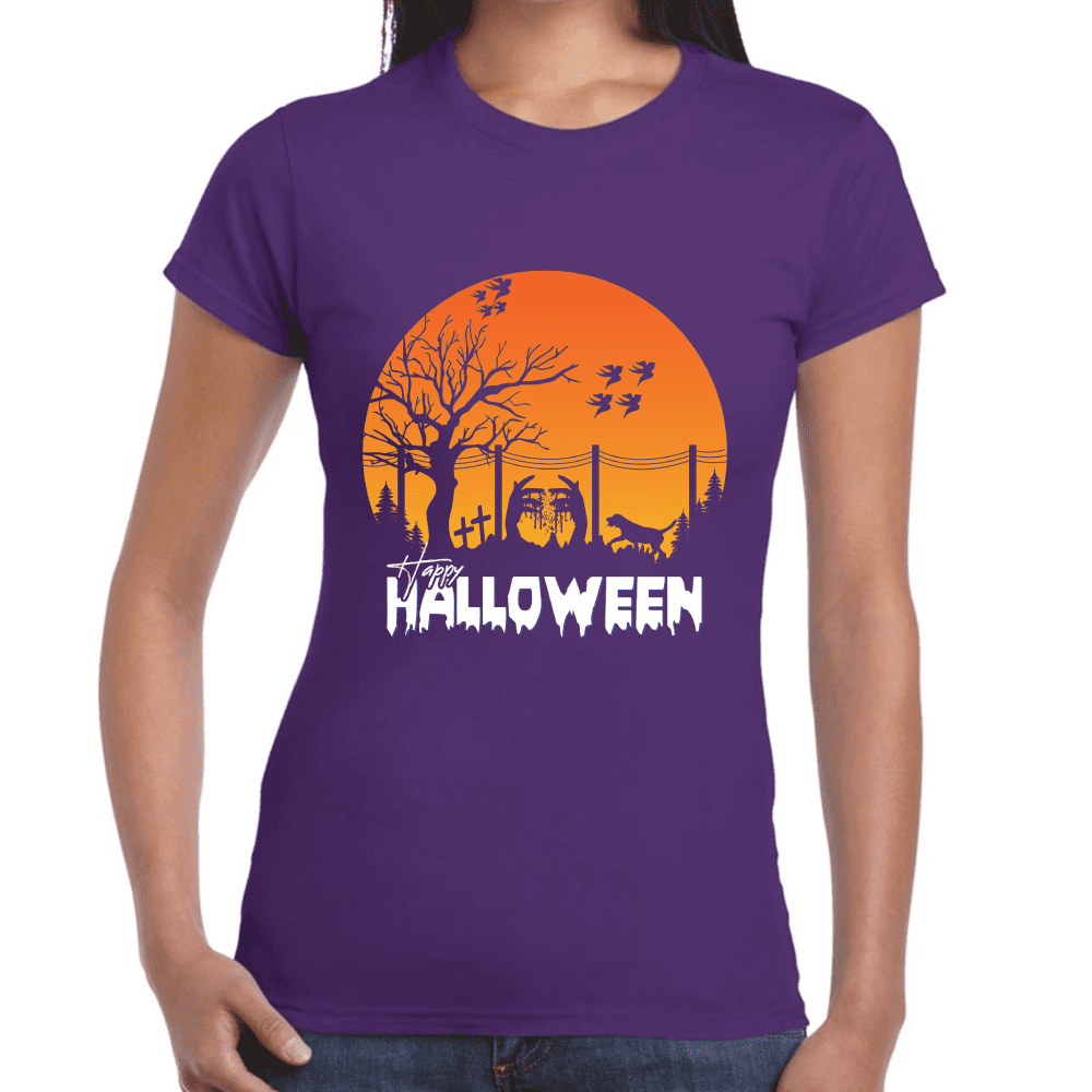 Playera De Halloween Algodón Premium #717