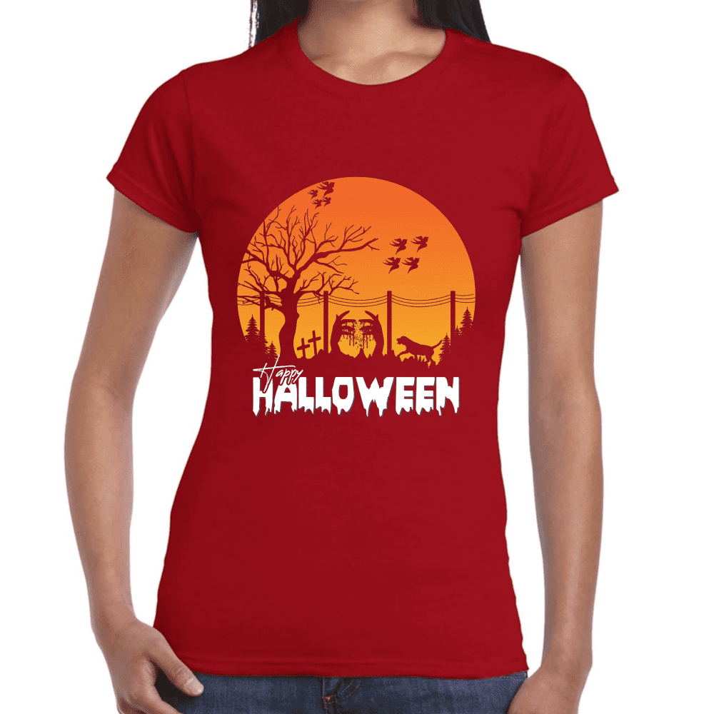 Playera De Halloween Algodón Premium #717