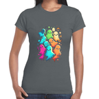 Playera Fantasmas De Halloween Algodón Premium #718