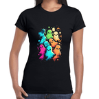 Playera Fantasmas De Halloween Algodón Premium #718