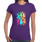 Playera Fantasmas De Halloween Algodón Premium #718