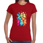 Playera Fantasmas De Halloween Algodón Premium #718