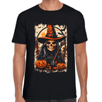 Playera Bruja De Halloween Algodón Premium #719