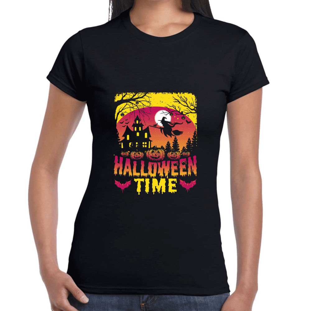 Playera De Halloween Algodón Premium #720 Imagen secundaria del producto