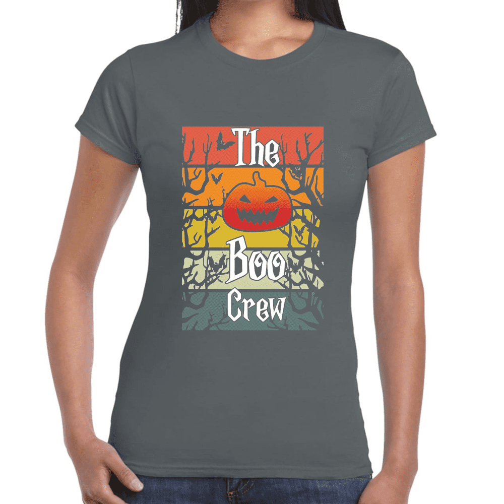 Playera Calabaza De Halloween Algodón Premium #721
