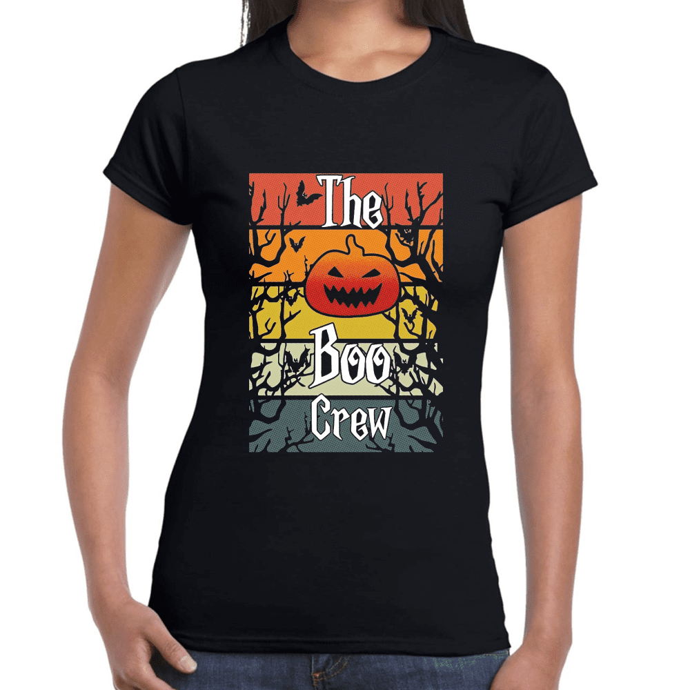 Playera Calabaza De Halloween Algodón Premium #721