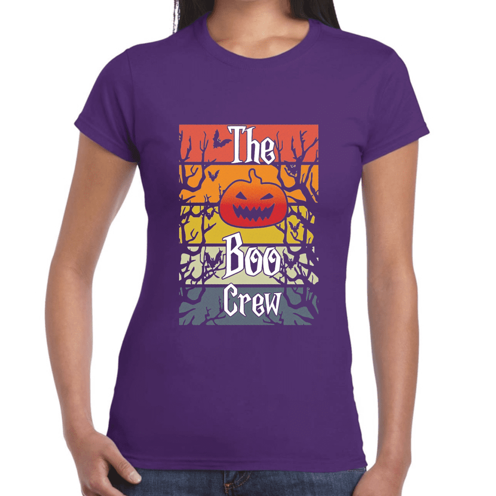 Playera Calabaza De Halloween Algodón Premium #721