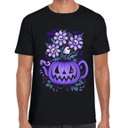 Playera Maceta de Calabaza Halloween Algodón Premium #724