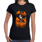 Playera Catrina De Halloween Algodón Premium #728