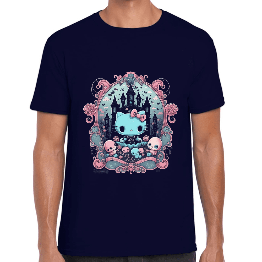 Playera Hello Kitty De Halloween Algodón Premium #729