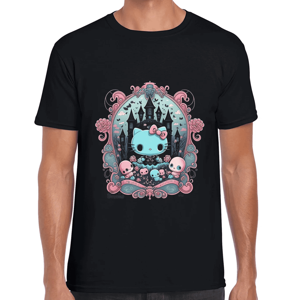 Playera Hello Kitty De Halloween Algodón Premium #729