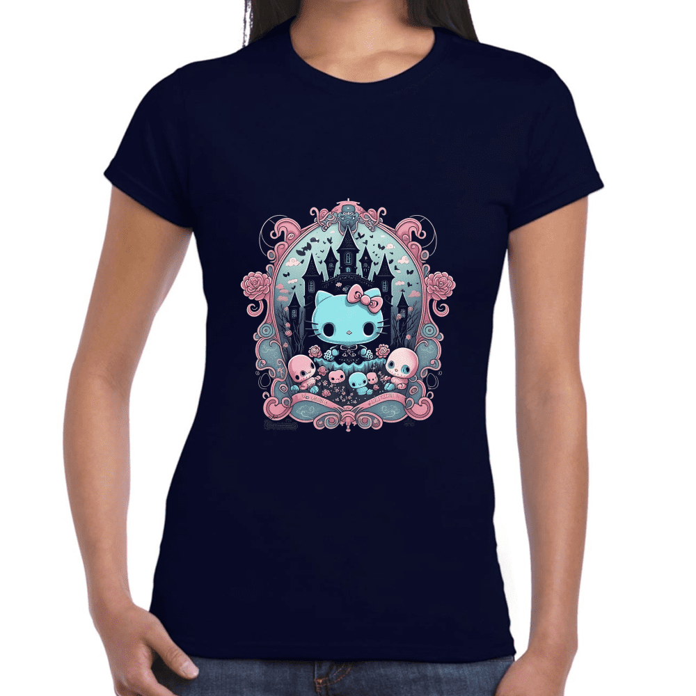 Playera Hello Kitty De Halloween Algodón Premium #729