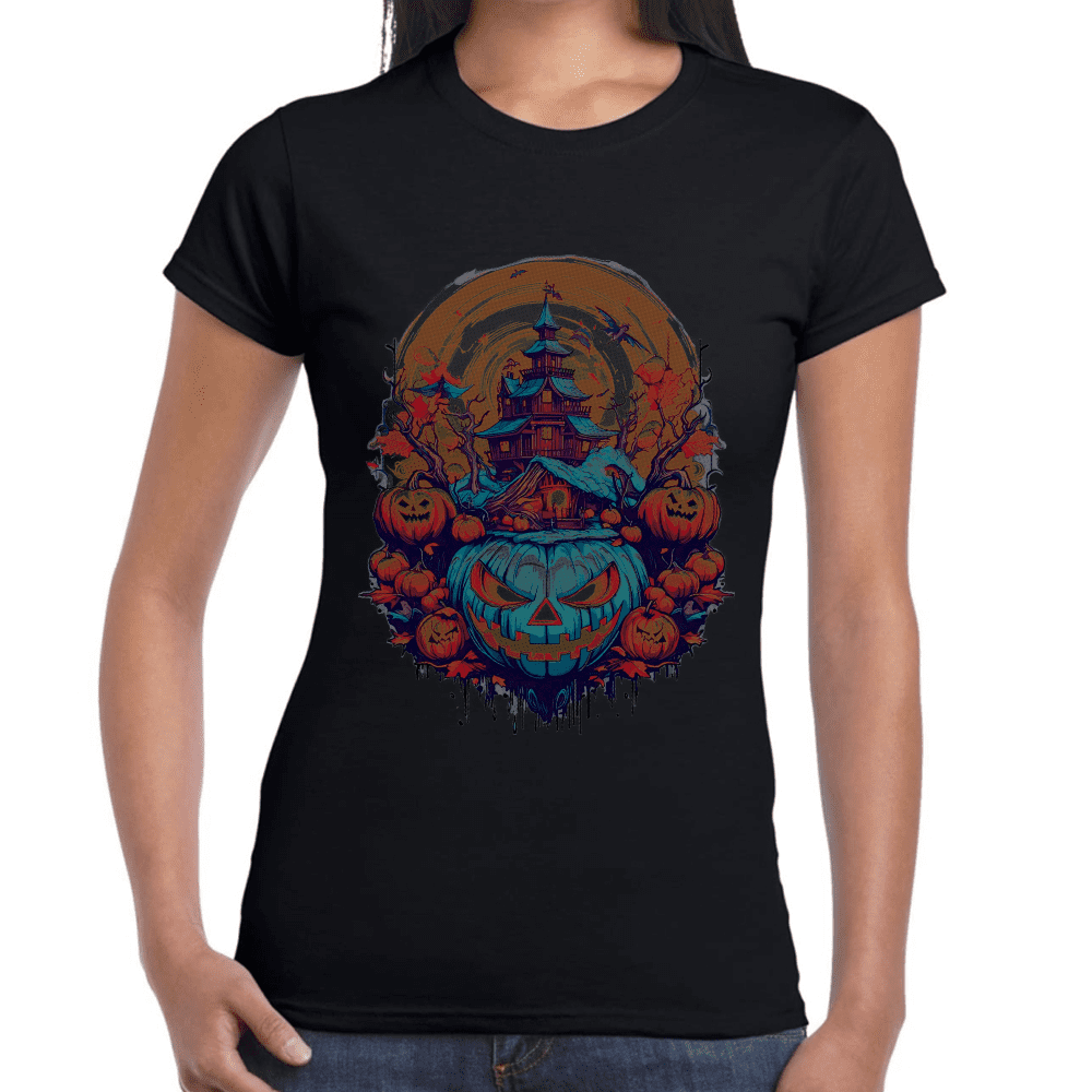 Playera Halloween Algodón Premium #730