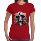 Playera Bruja De Halloween Algodón Premium #735