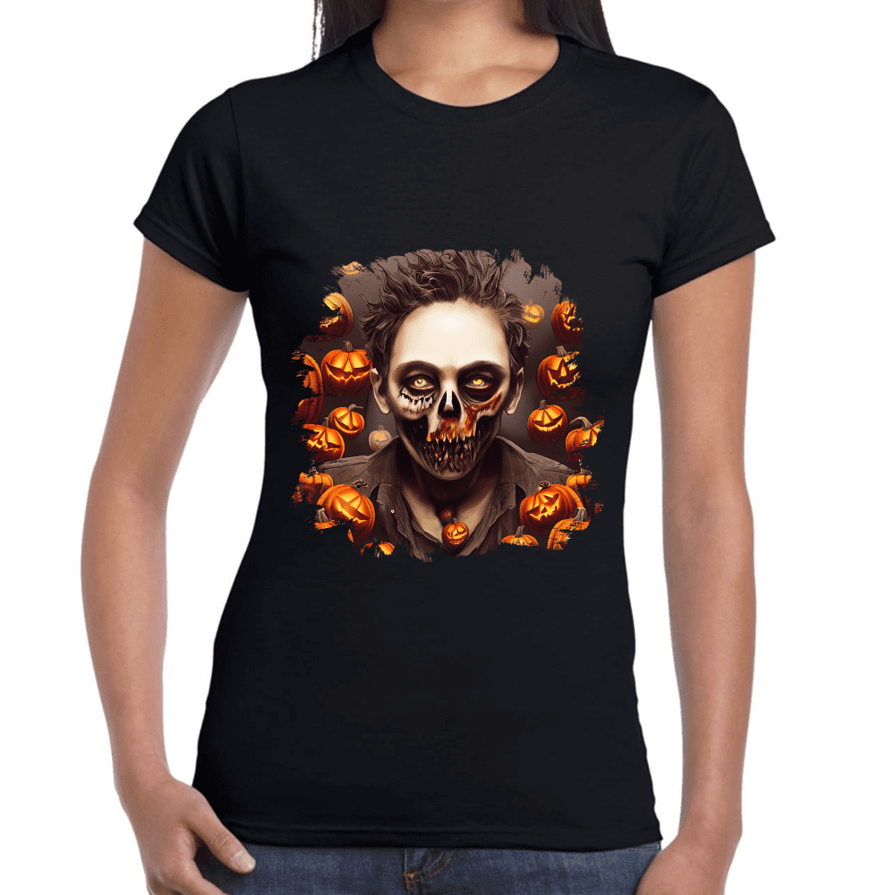 Playera Halloween Algodón Premium #736