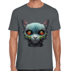 Playera Gatito Halloween Algodón Premium #738