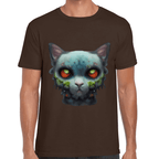 Playera Gatito Halloween Algodón Premium #738