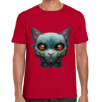 Playera Gatito Halloween Algodón Premium #738