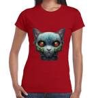 Playera Gatito Halloween Algodón Premium #738