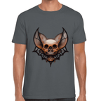 Playera Cráneo Murciélago Algodón Premium #739