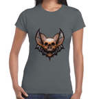Playera Cráneo Murciélago Algodón Premium #739