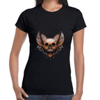 Playera Cráneo Murciélago Algodón Premium #739