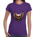 Playera Cráneo Murciélago Algodón Premium #739