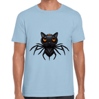 Playera Araña Gatito Halloween Algodón Premium #742