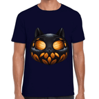 Playera Calabaza Halloween Gatito Algodón Premium #743