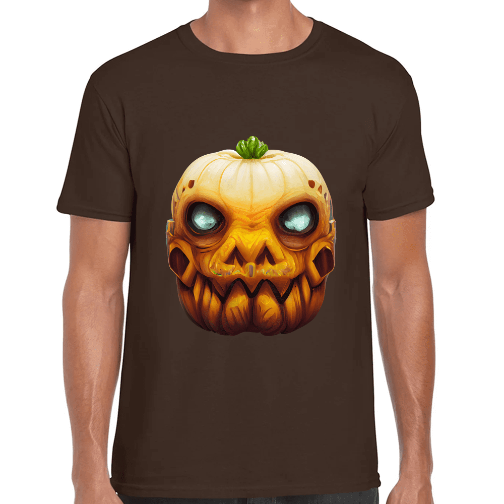 Playera Calabaza Halloween Algodón Premium #744
