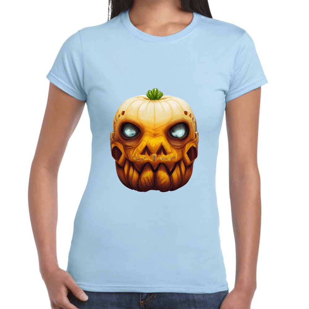 Playera Calabaza Halloween Algodón Premium #744