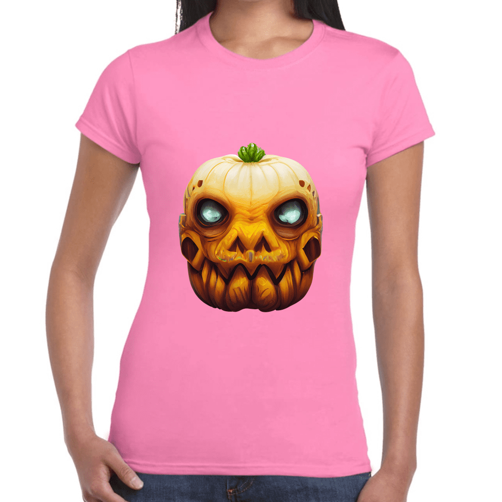Playera Calabaza Halloween Algodón Premium #744