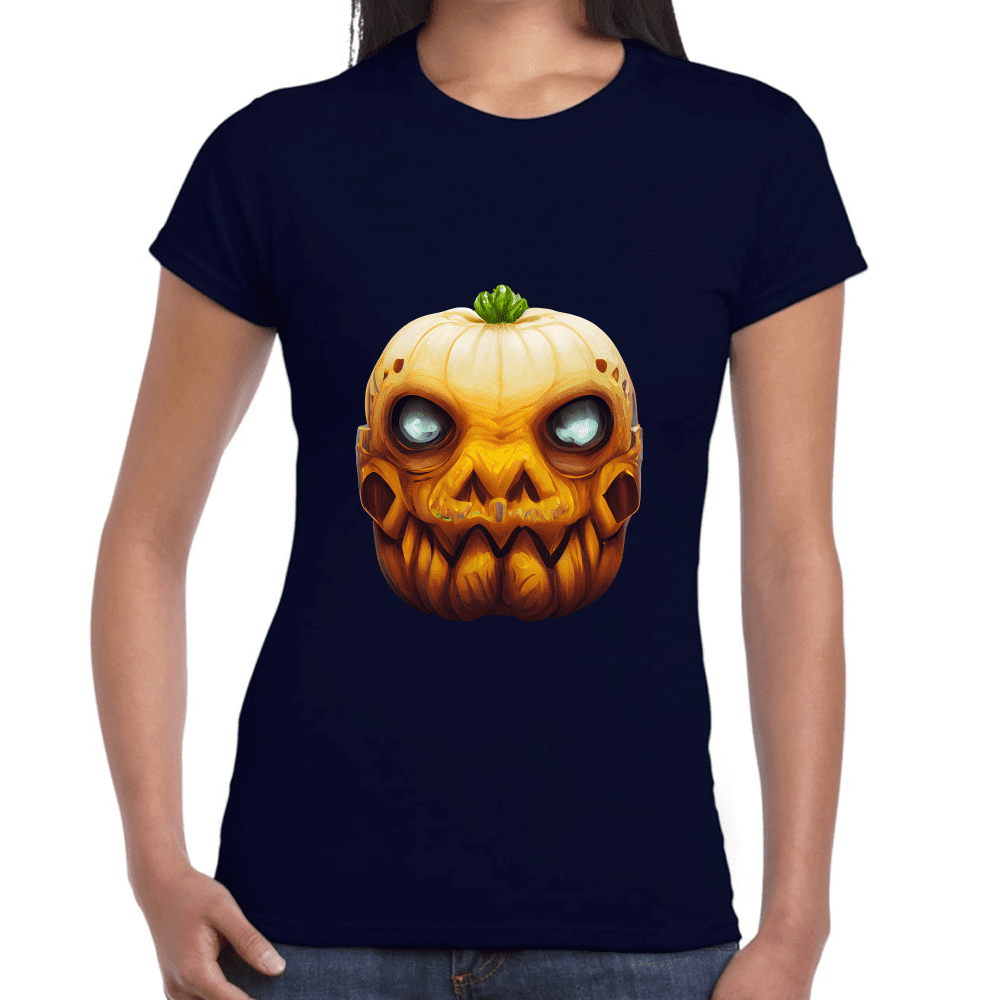 Playera Calabaza Halloween Algodón Premium #744