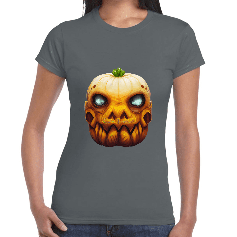 Playera Calabaza Halloween Algodón Premium #744