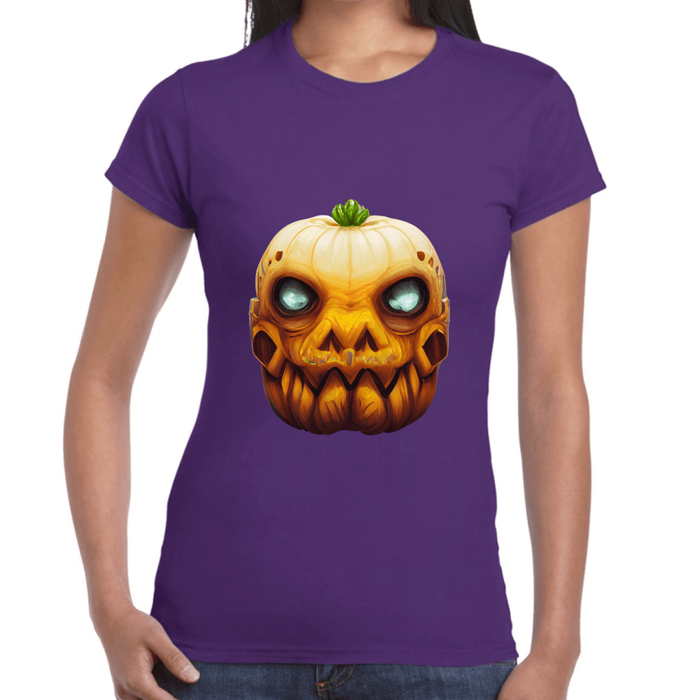 Playera Calabaza Halloween Algodón Premium #744