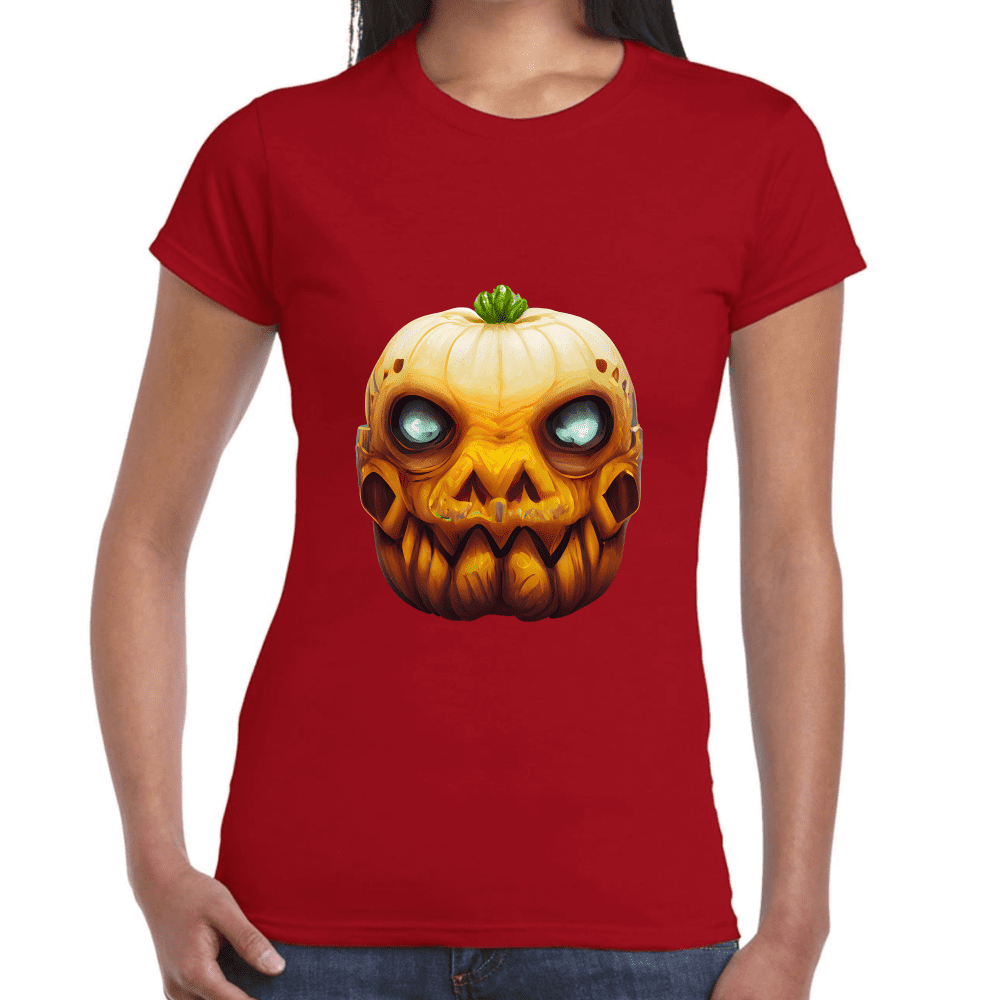 Playera Calabaza Halloween Algodón Premium #744