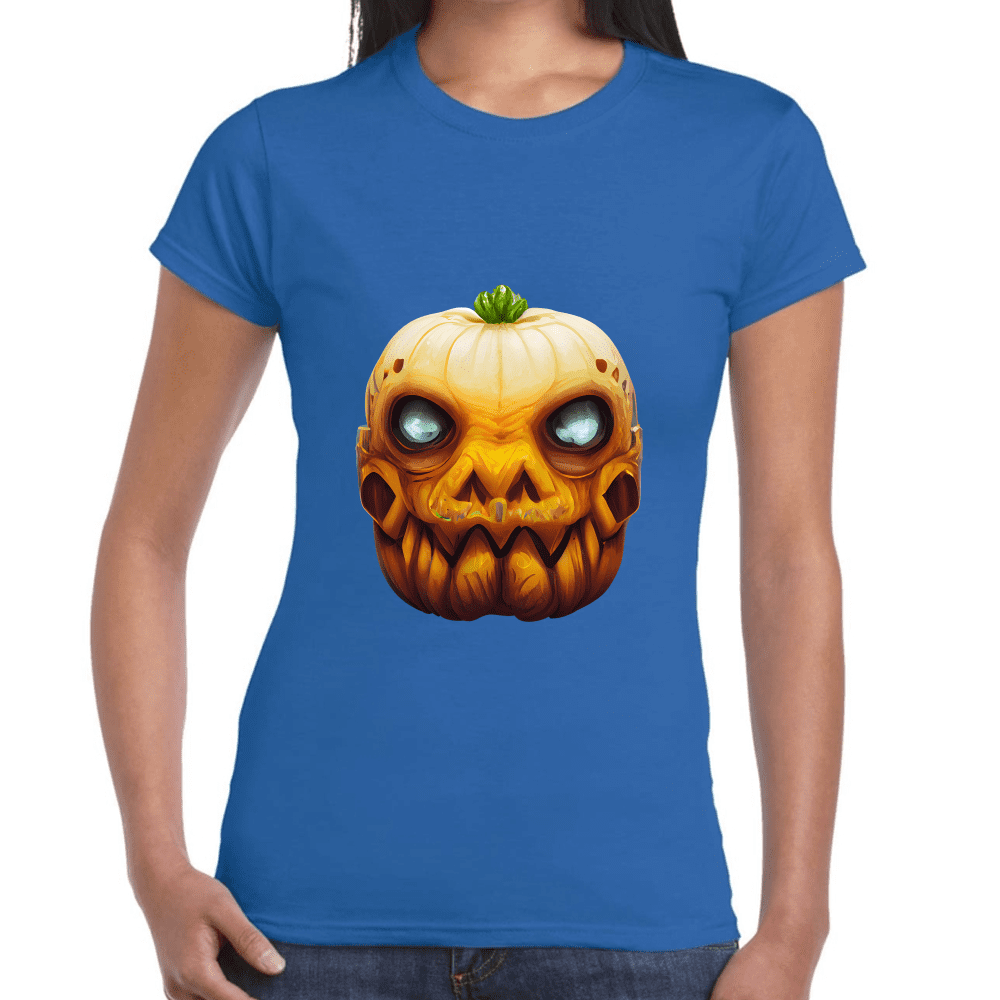 Playera Calabaza Halloween Algodón Premium #744
