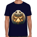 Playera Calabaza Fantasma Halloween Algodón Premium #745