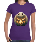 Playera Calabaza Fantasma Halloween Algodón Premium #745