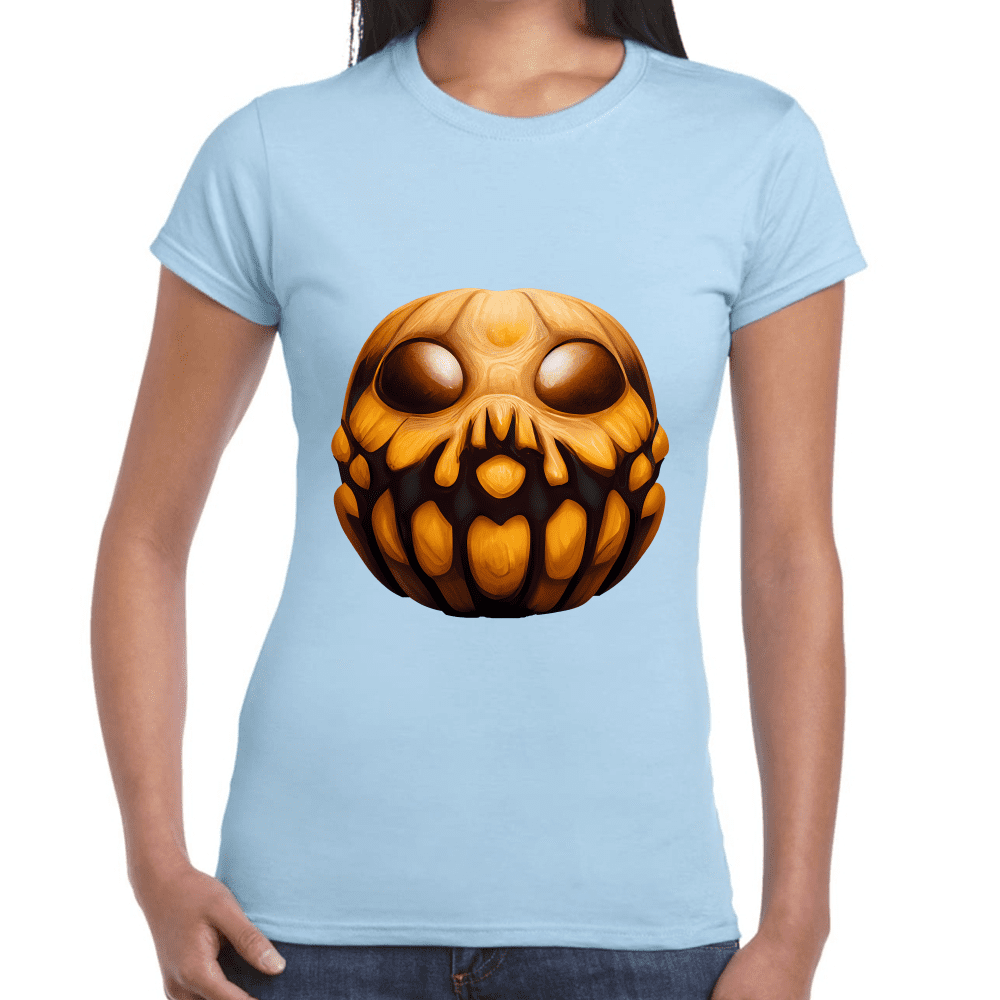 Playera Calabaza Halloween Algodón Premium #747