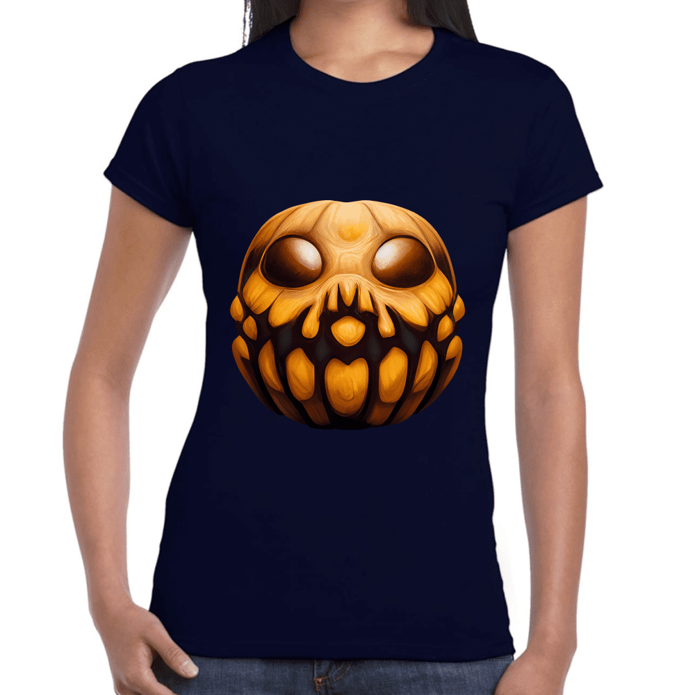 Playera Calabaza Halloween Algodón Premium #747