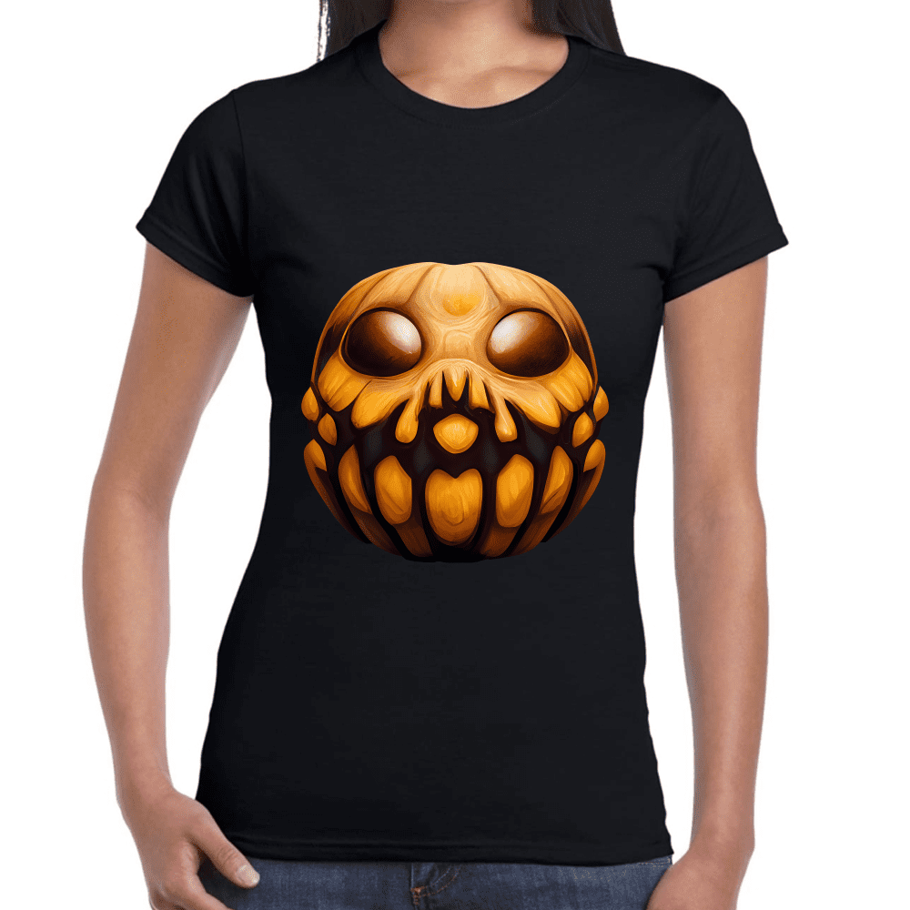Playera Calabaza Halloween Algodón Premium #747